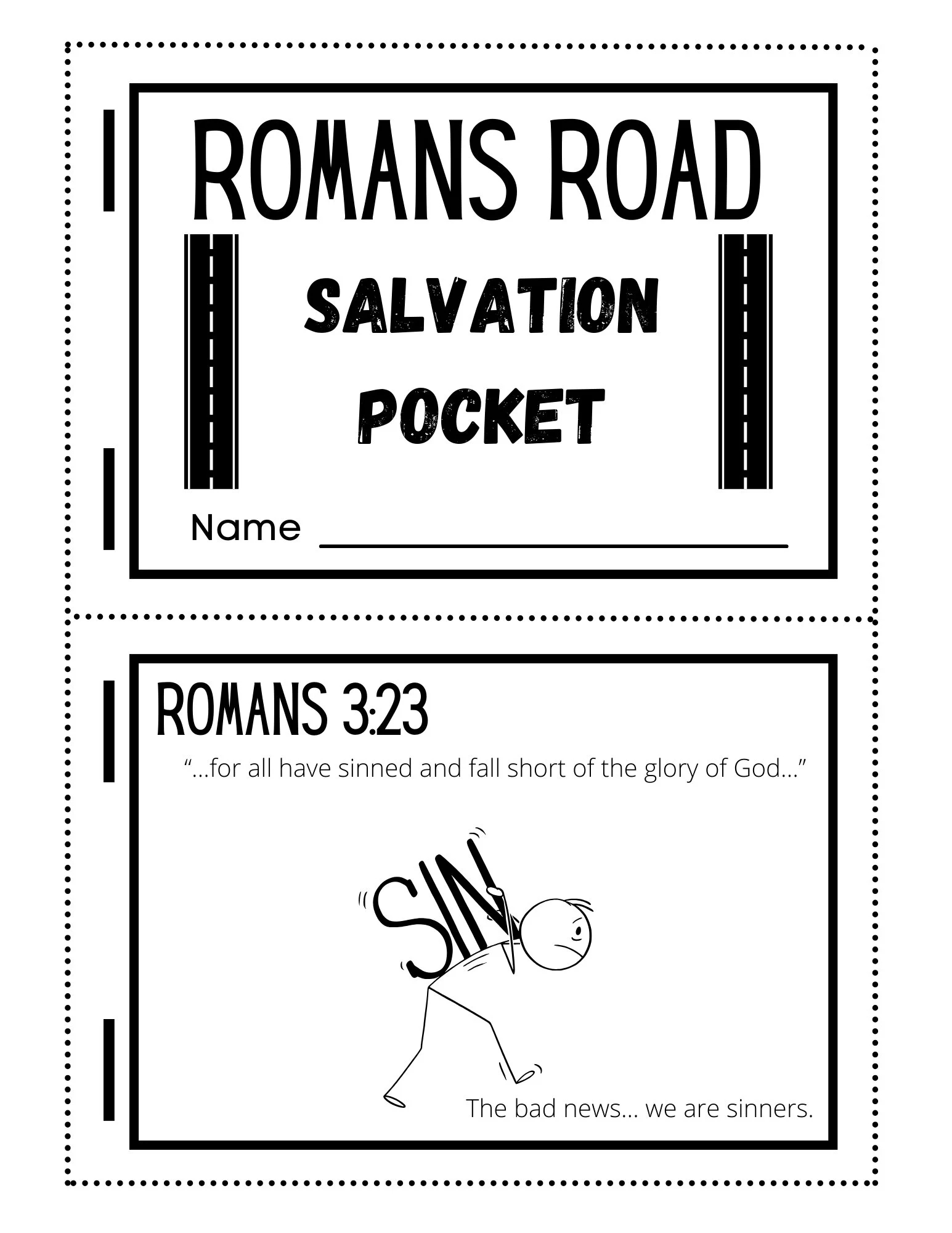 Romans Road For Kids Etsy