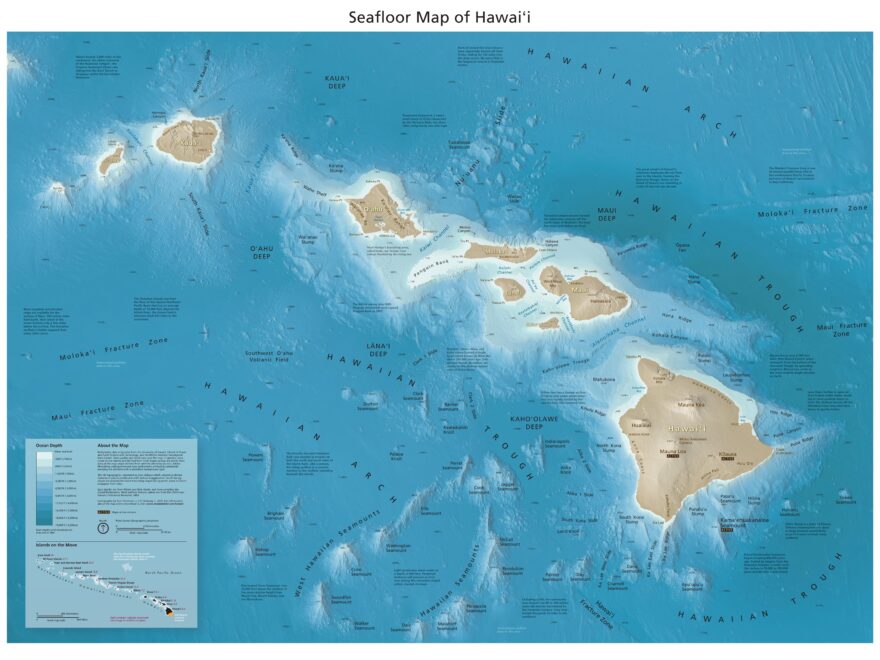 Seafloor Map Of Hawaii