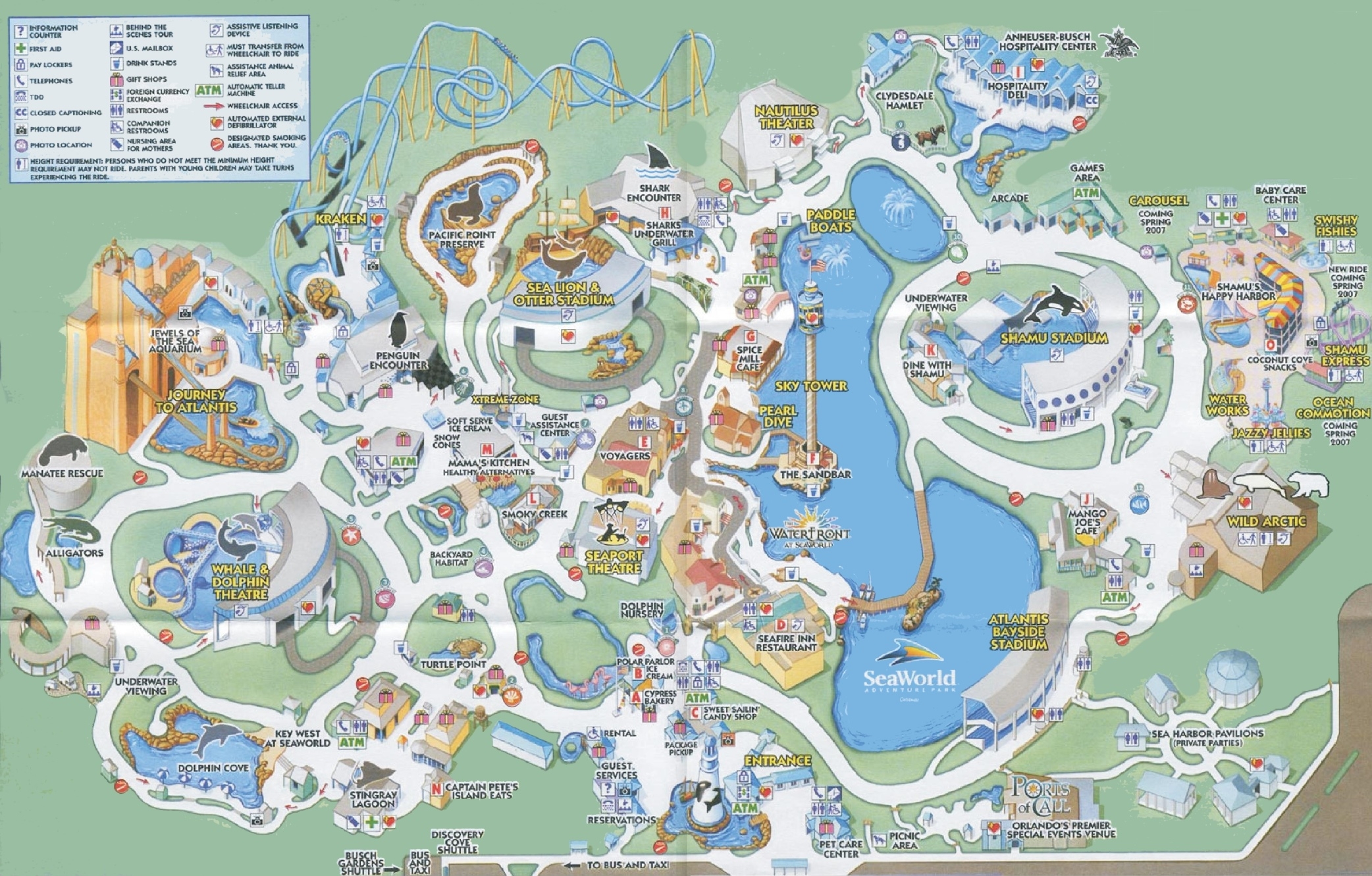 Aquatica Orlando Map Printable