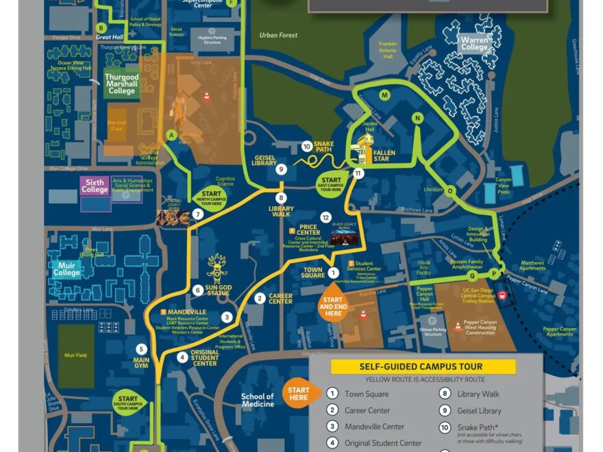 Self Guided Tour Map By UC San Diego Admissions Issuu