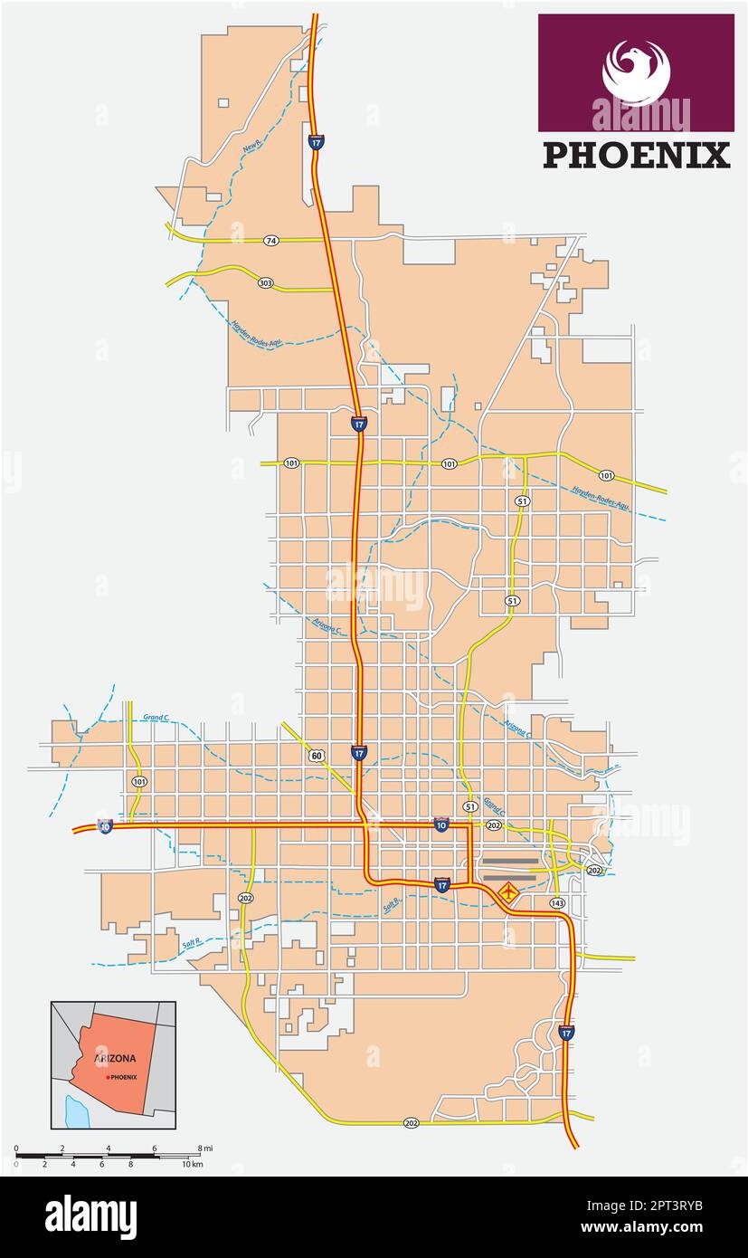 Printable Map Of Downtown Phoenix