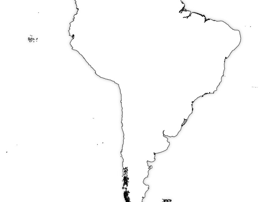 South America Blank Map South America Outline Map