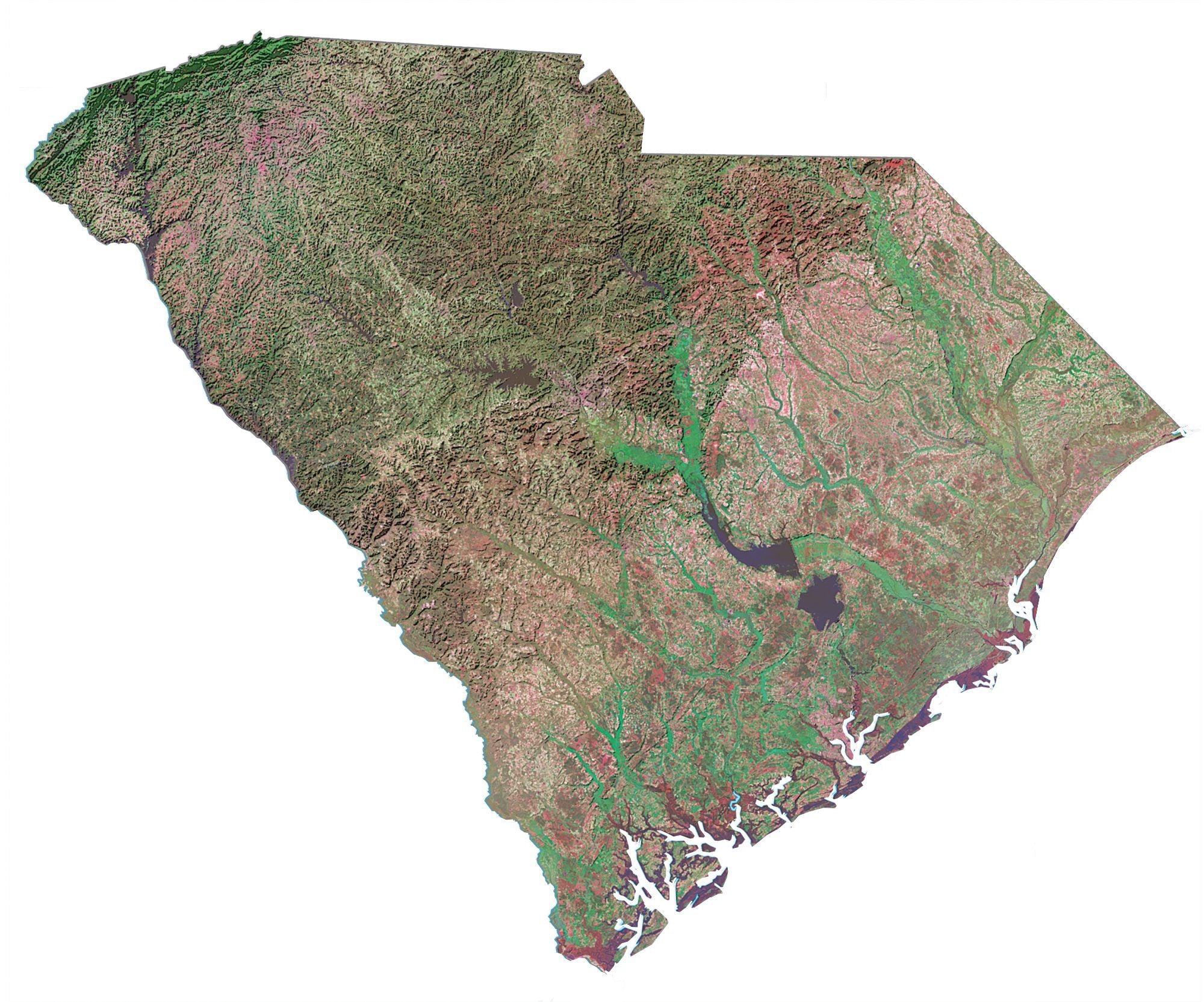 Printable South Carolina Map Printable South Carolina Map