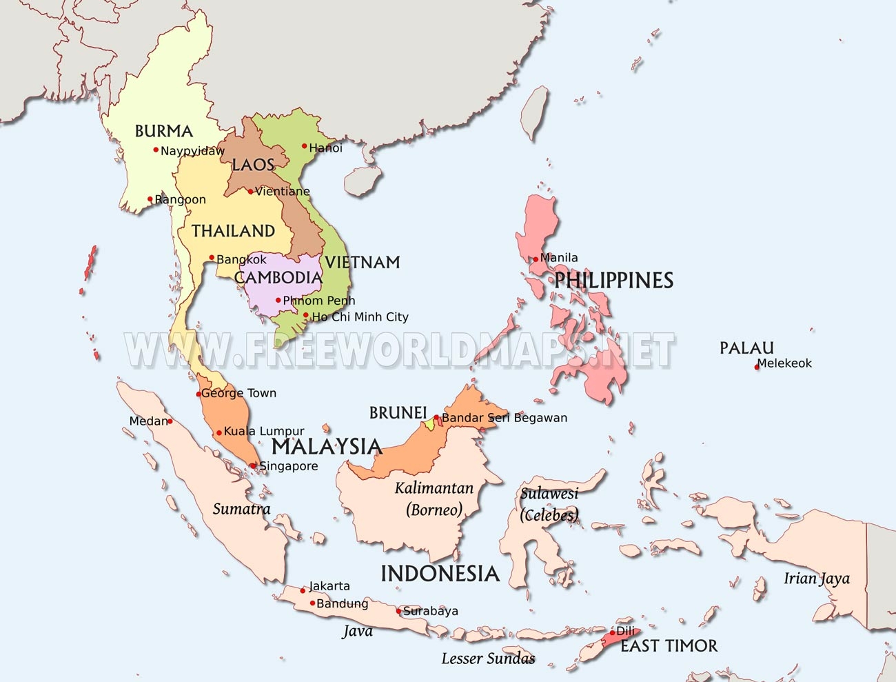 SouthEast Asia Maps