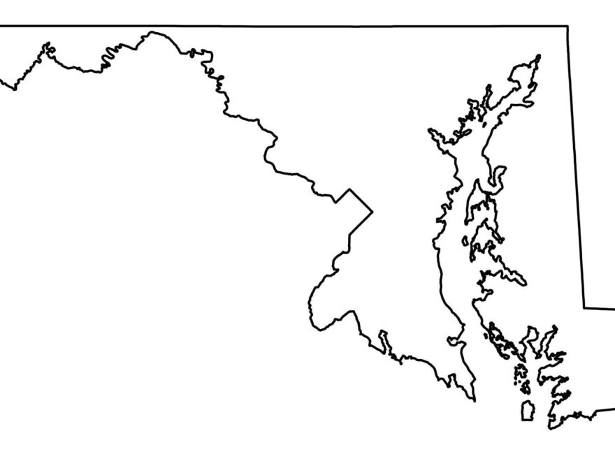 State Outlines Blank Maps Of The 50 United States GIS Geography