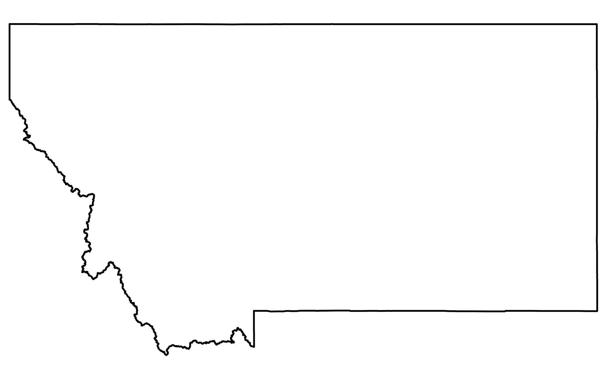 Printable Blank Us Map With State Outlines