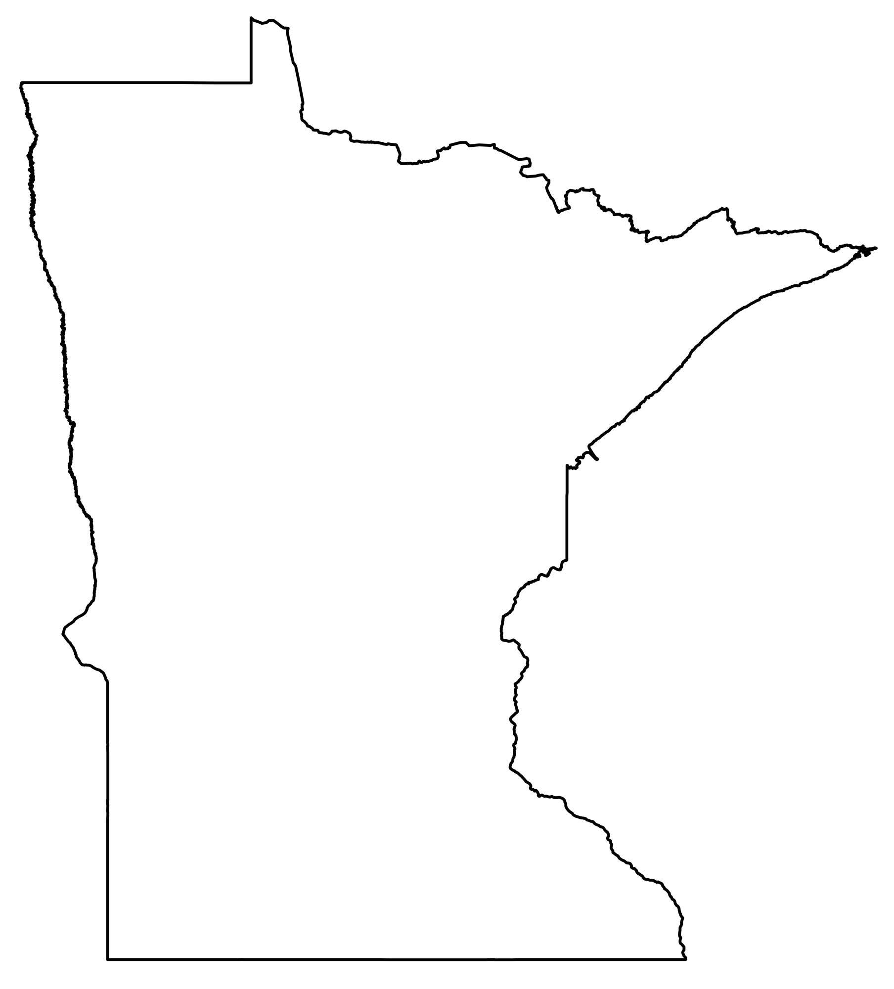 Free Printable Map Of Minnesota For Kids