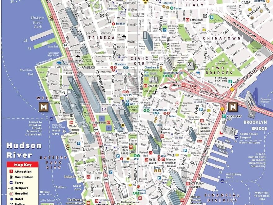 StreetSmart NYC Map Downtown Edition By VanDam Laminated Pocket City Street Map Of Manhattan W All Attractions Museums Sights Hotels Theaters 2025 Edition Stephan Van Dam Stephan Van Dam Stephan Van