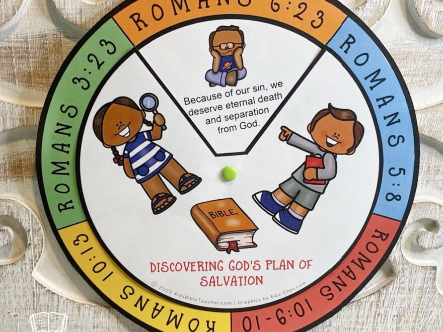 Sunday School Crafts Verses For Romans Road Spinner Kids Bible Teacher