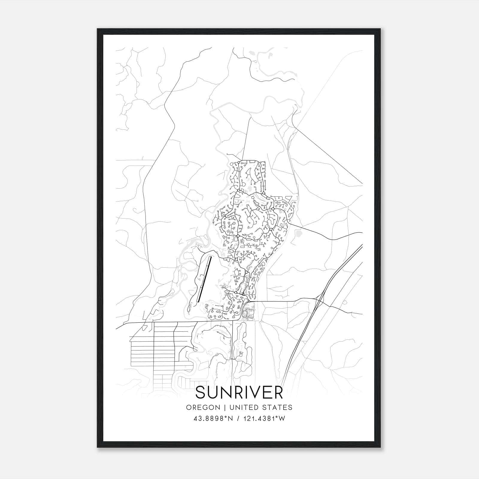 Printable Map Of Sunriver Oregon Printable Map Of Sunriver Oregon