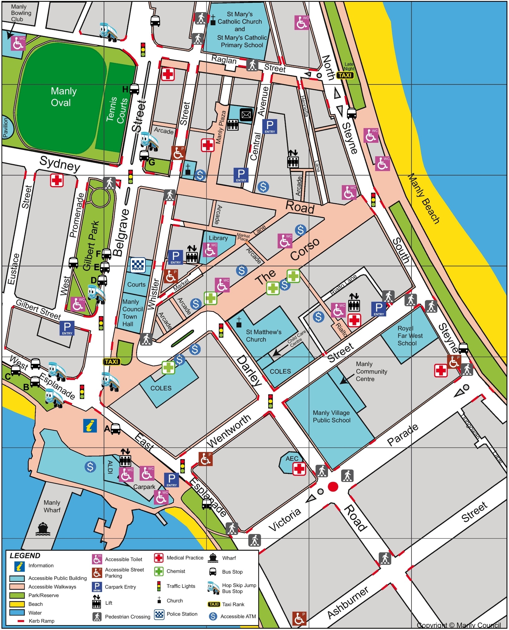 Sydney City Maps Printable