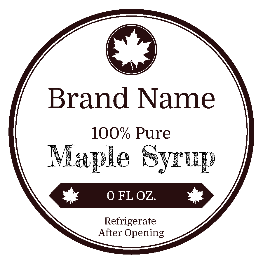 Syrup Label Templates Design Free Online SheetLabels 