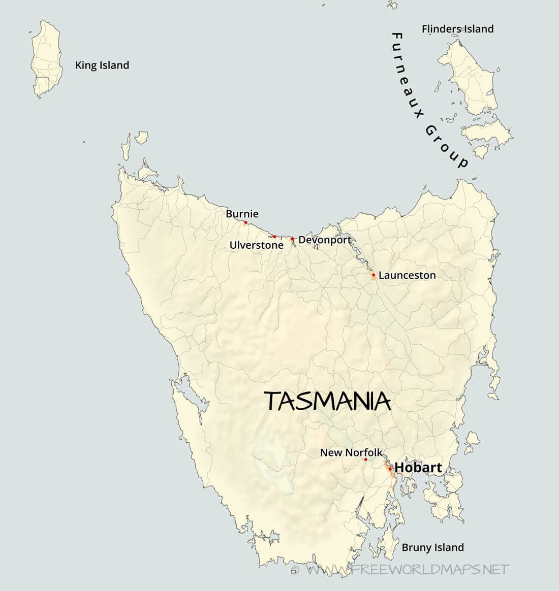 Tasmania Maps