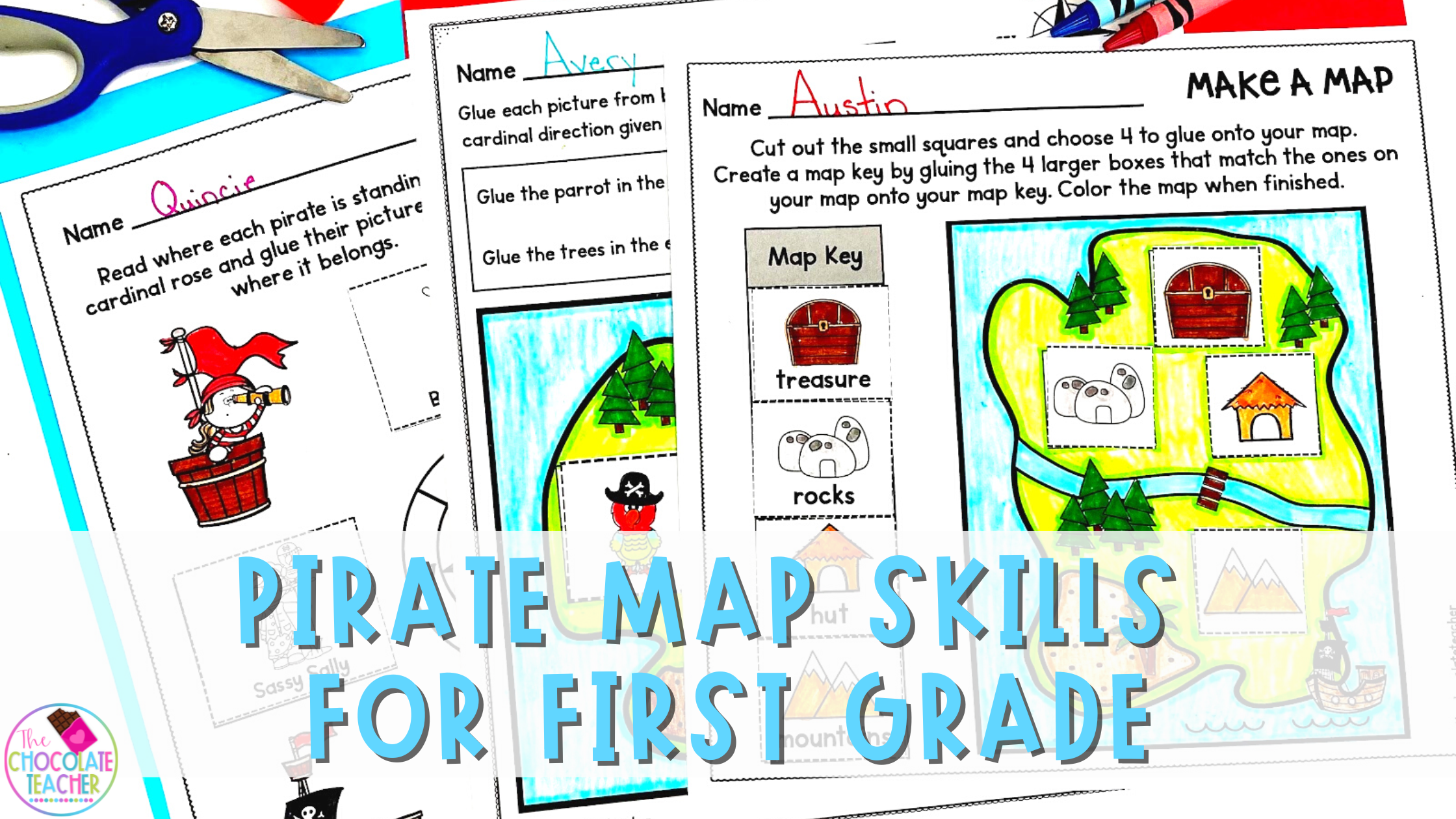 Teaching Map Skills Pirate Style