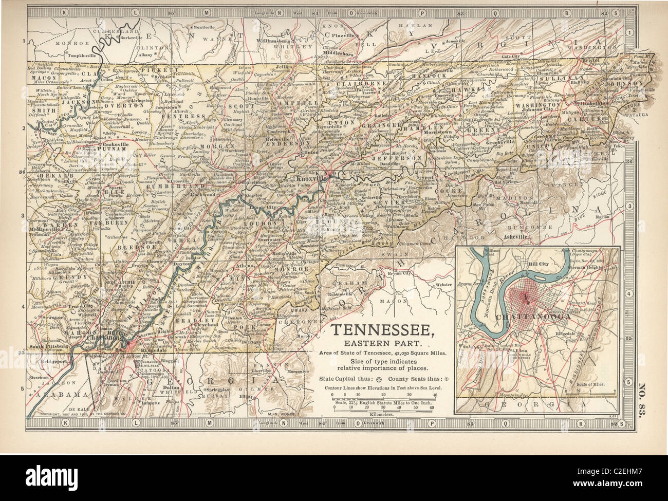 Printable Map Of Eastern Tennessee