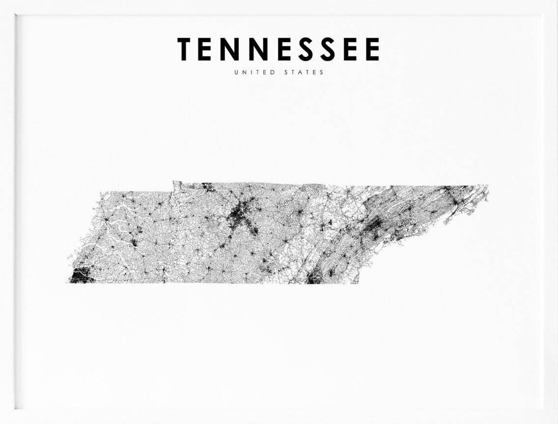 Tennessee Map With Cities And Highways Travel With Ease