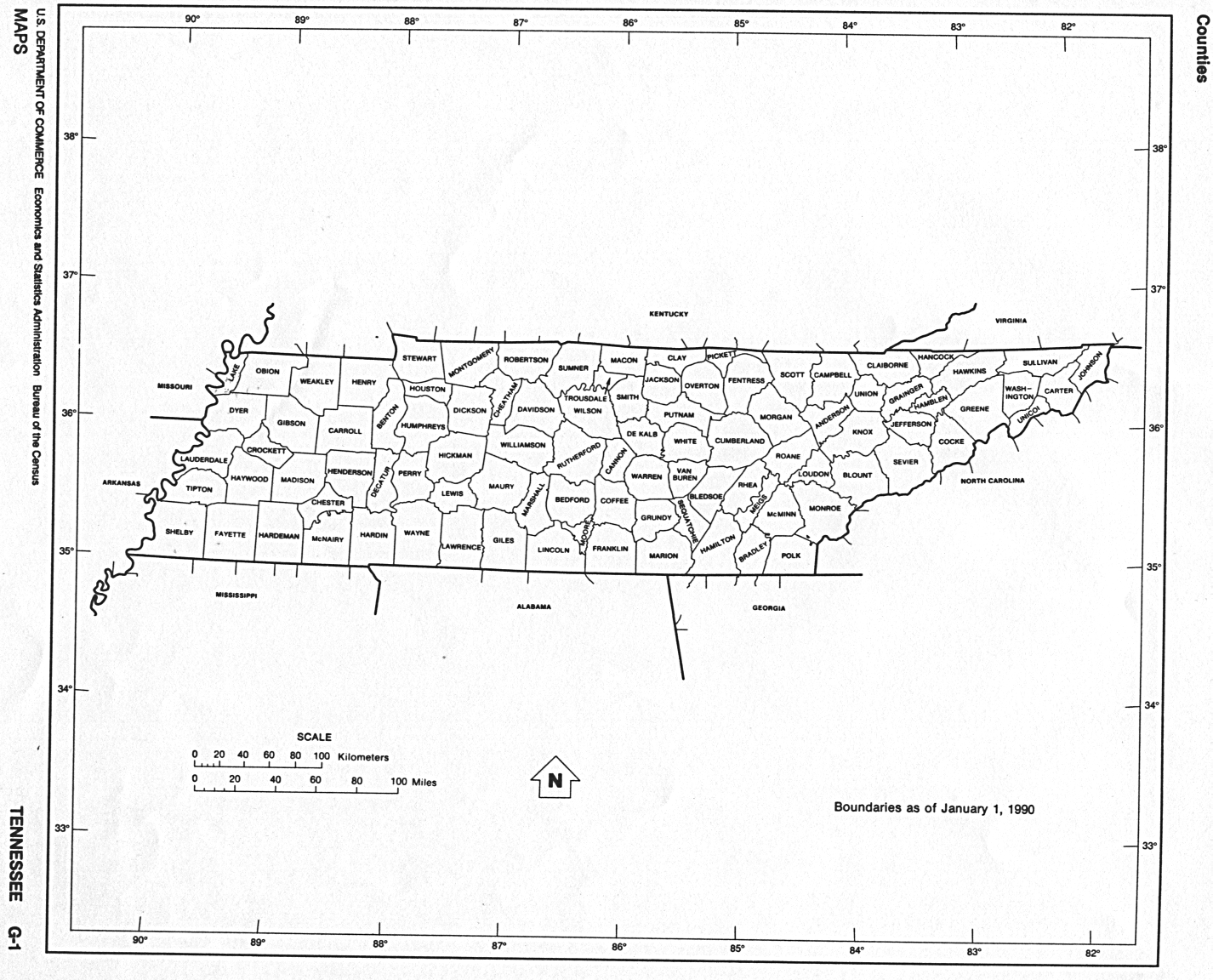 Tennessee Maps Perry Casta eda Map Collection UT Library Online