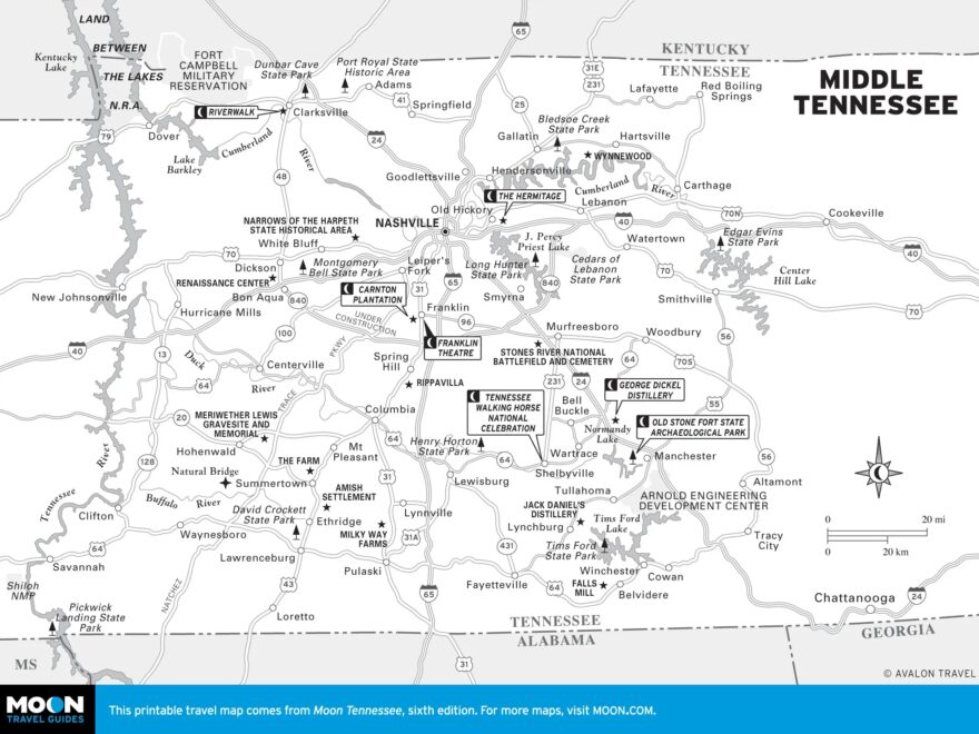Tennessee Moon Travel Guides