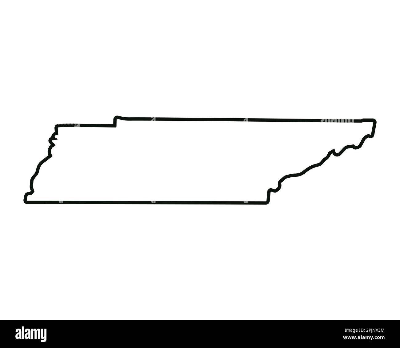 Tennessee State Map Printable