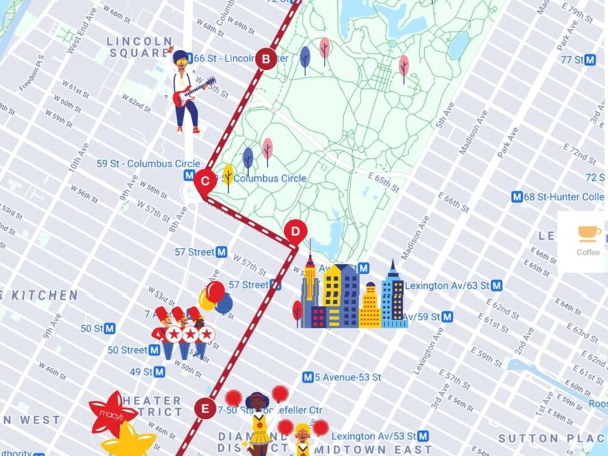 Thanksgiving Parade Route Map Balloon Set Up Dinner