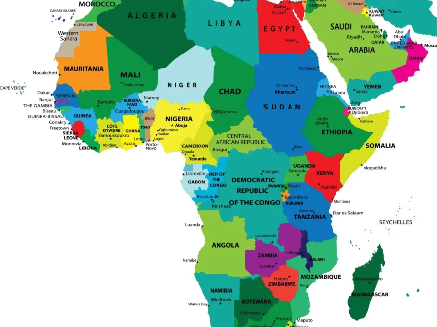 The 59 Capital Cities Of Africa Map Included The Facts Institute