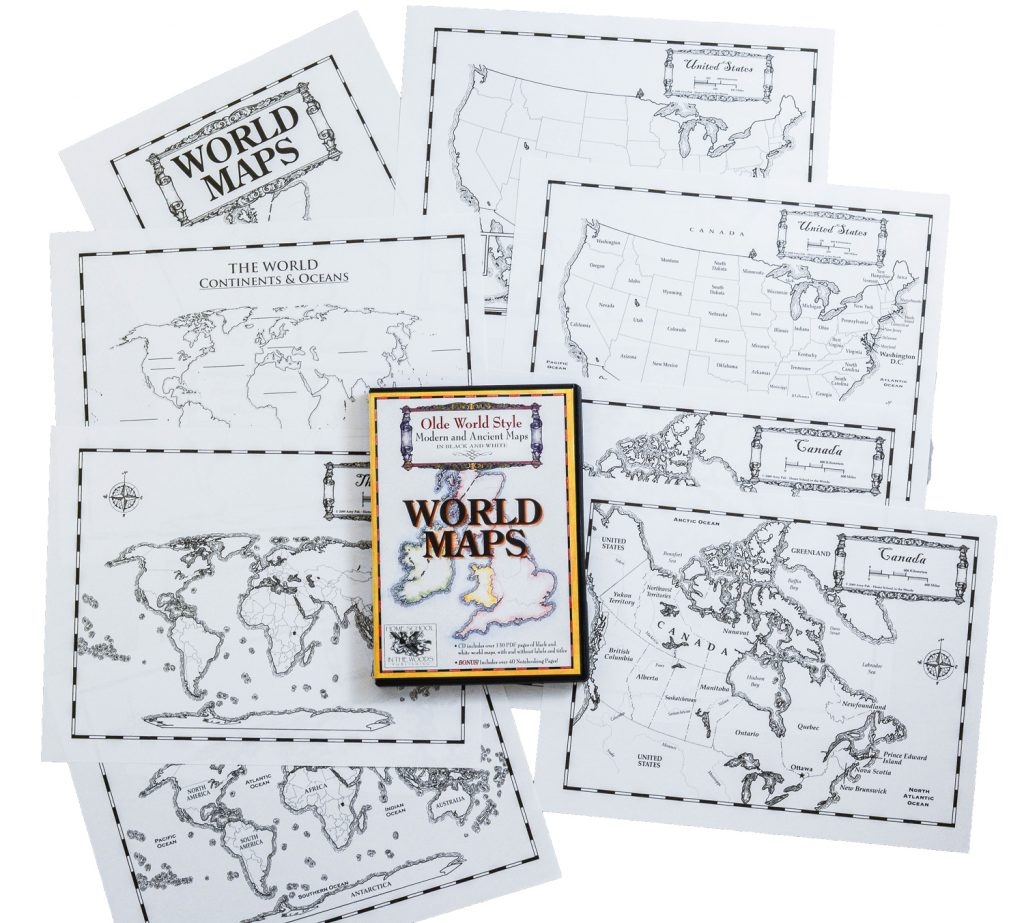 Homeschool Geography Printable Maps