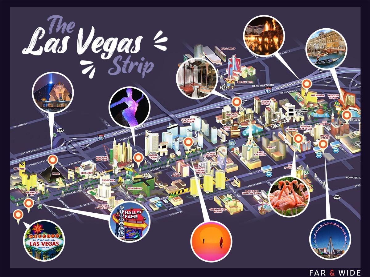 Las Vegas Tourist Map Printable