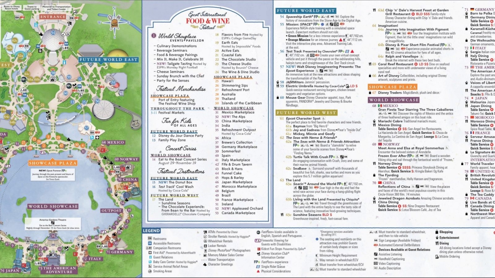 Epcot Ride Map Printable Epcot Ride Map Printable