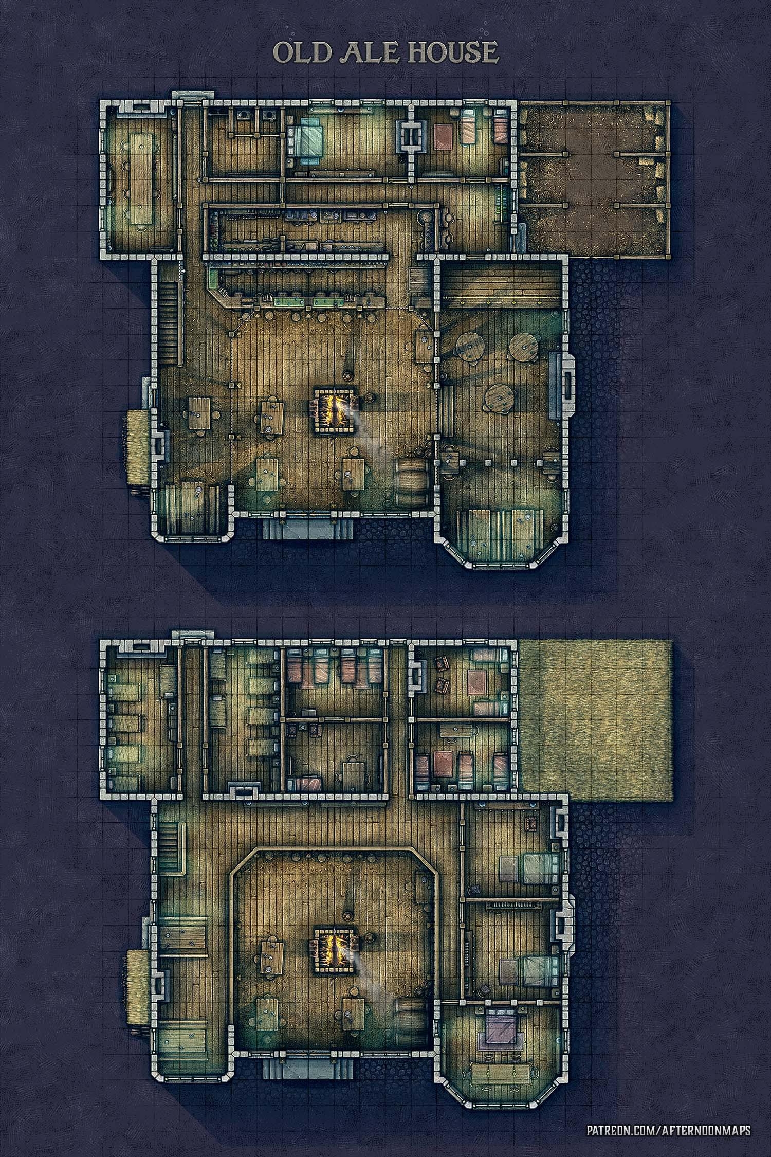 Dnd Tavern Map Printable