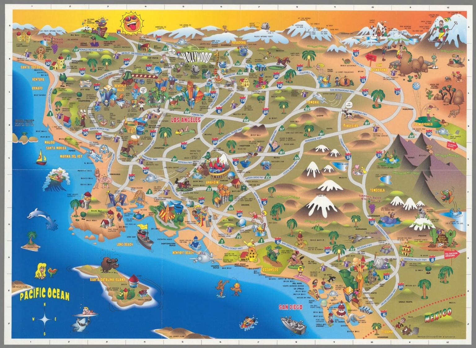 The Southern California Map And Guide Produced And Published By MetroGuide USA Copyright 1998 cover Title Southern California Map Guide Metroguide Publications Free Download Borrow And Streaming Internet Archive