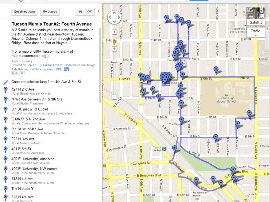 The Tucson Murals Project Mural Map And Mural Tours Are Online
