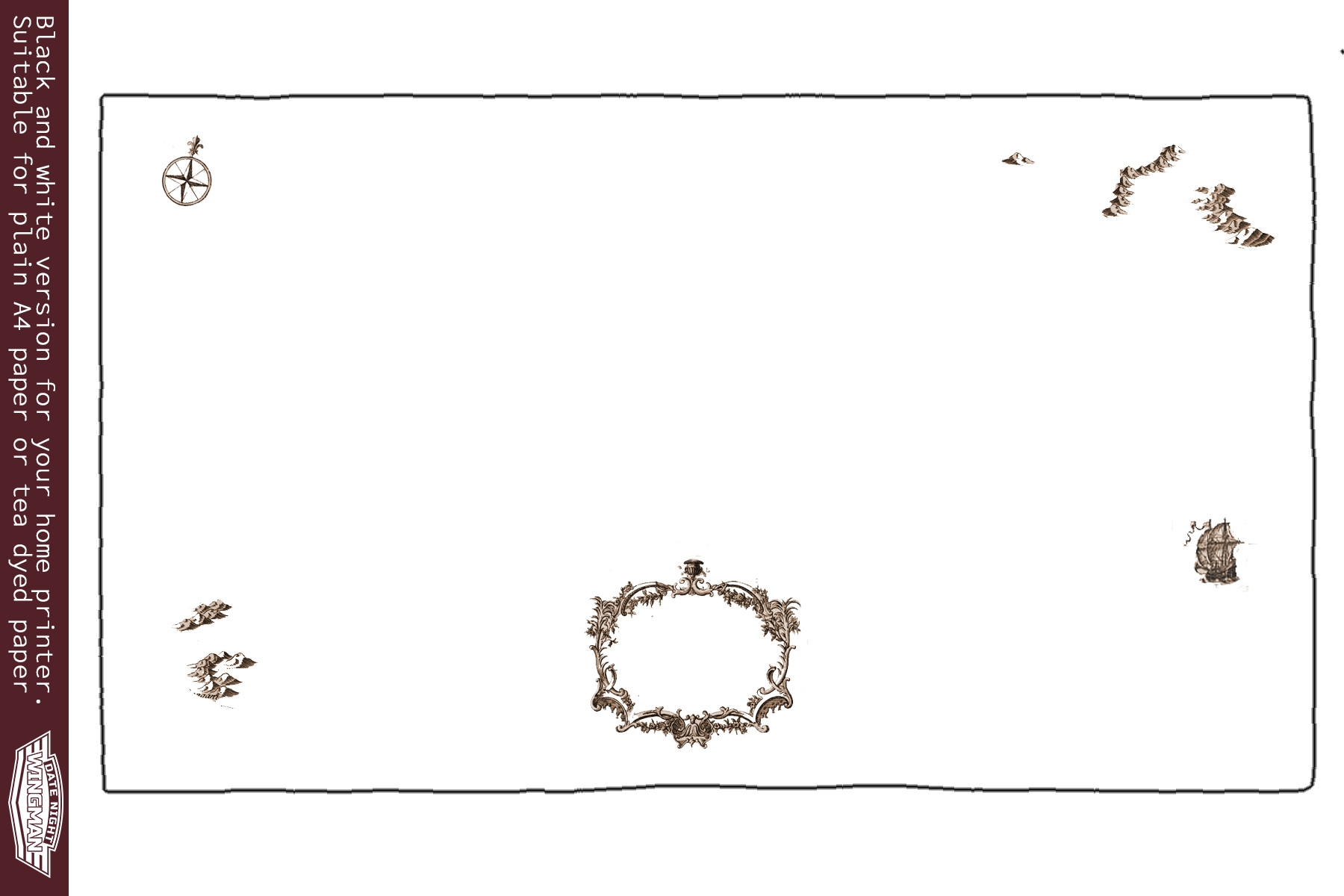 The Ultimate Treasure Hunt Date Game Printable Map Pack 