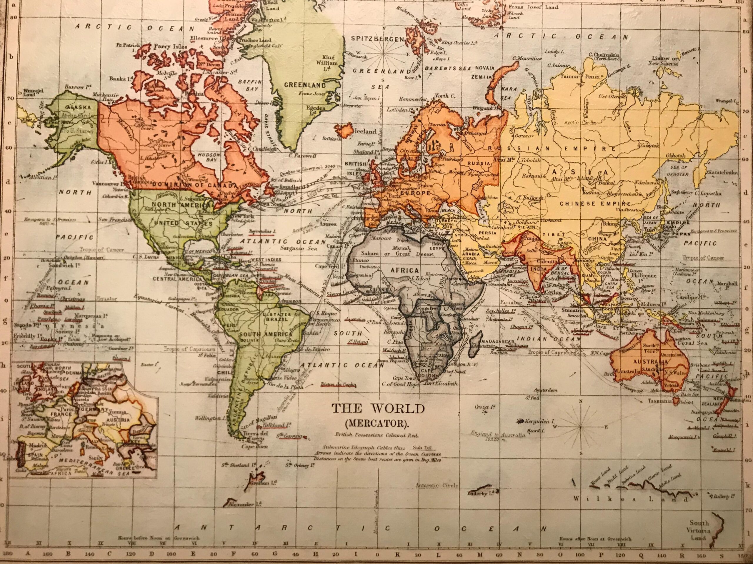 Old World Map Printable
