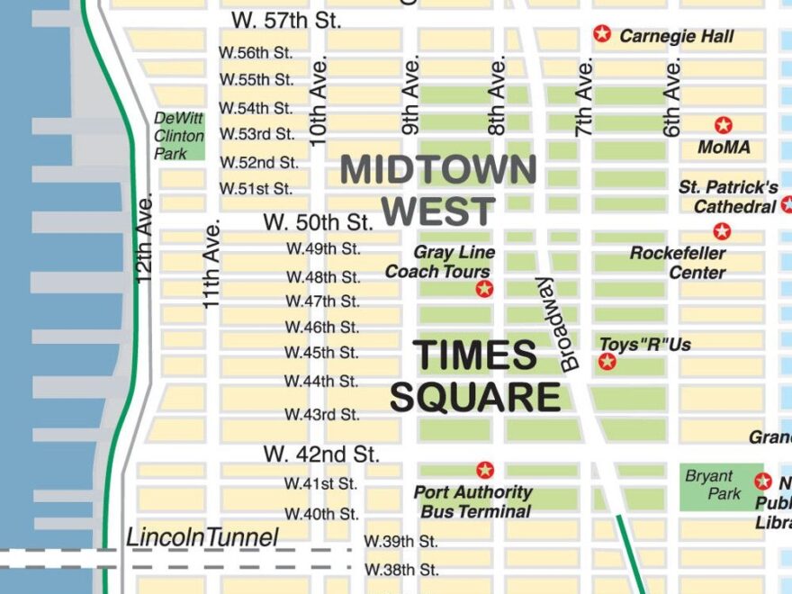 Times Square Map