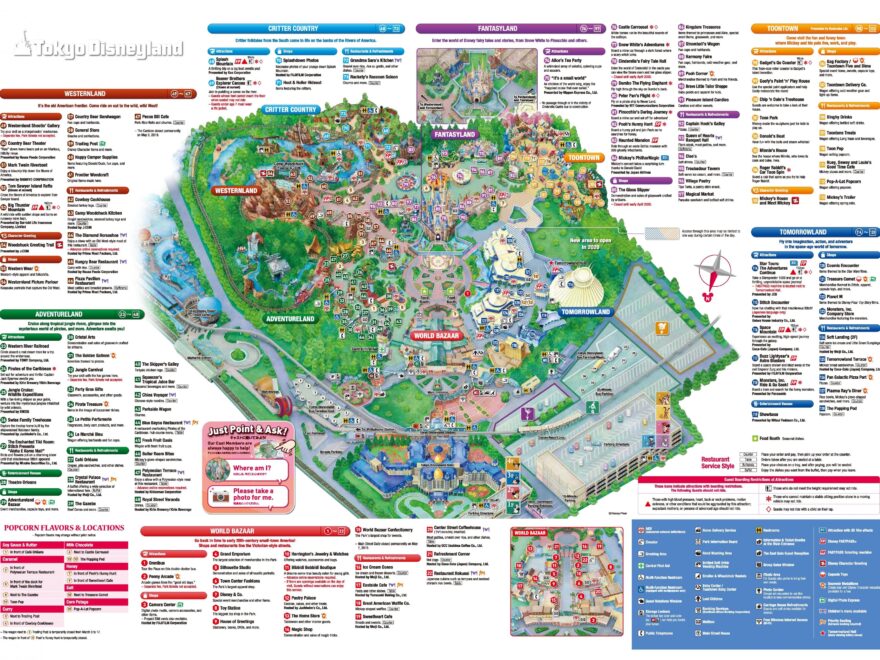 Tokyo Disneyland Map Disney Tokyo Map Kant Japan