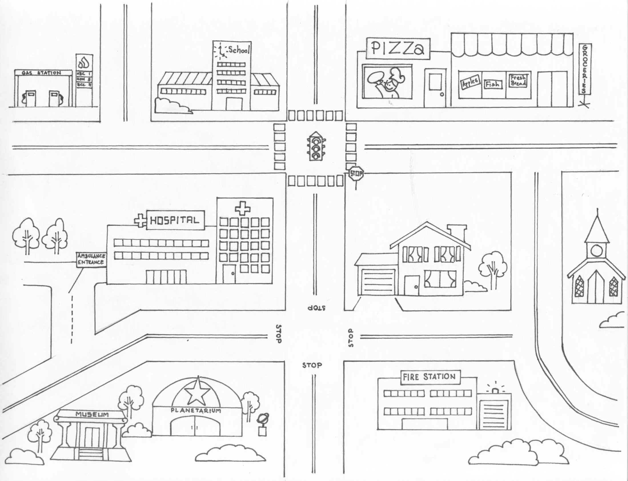 Printable City Maps For Kids