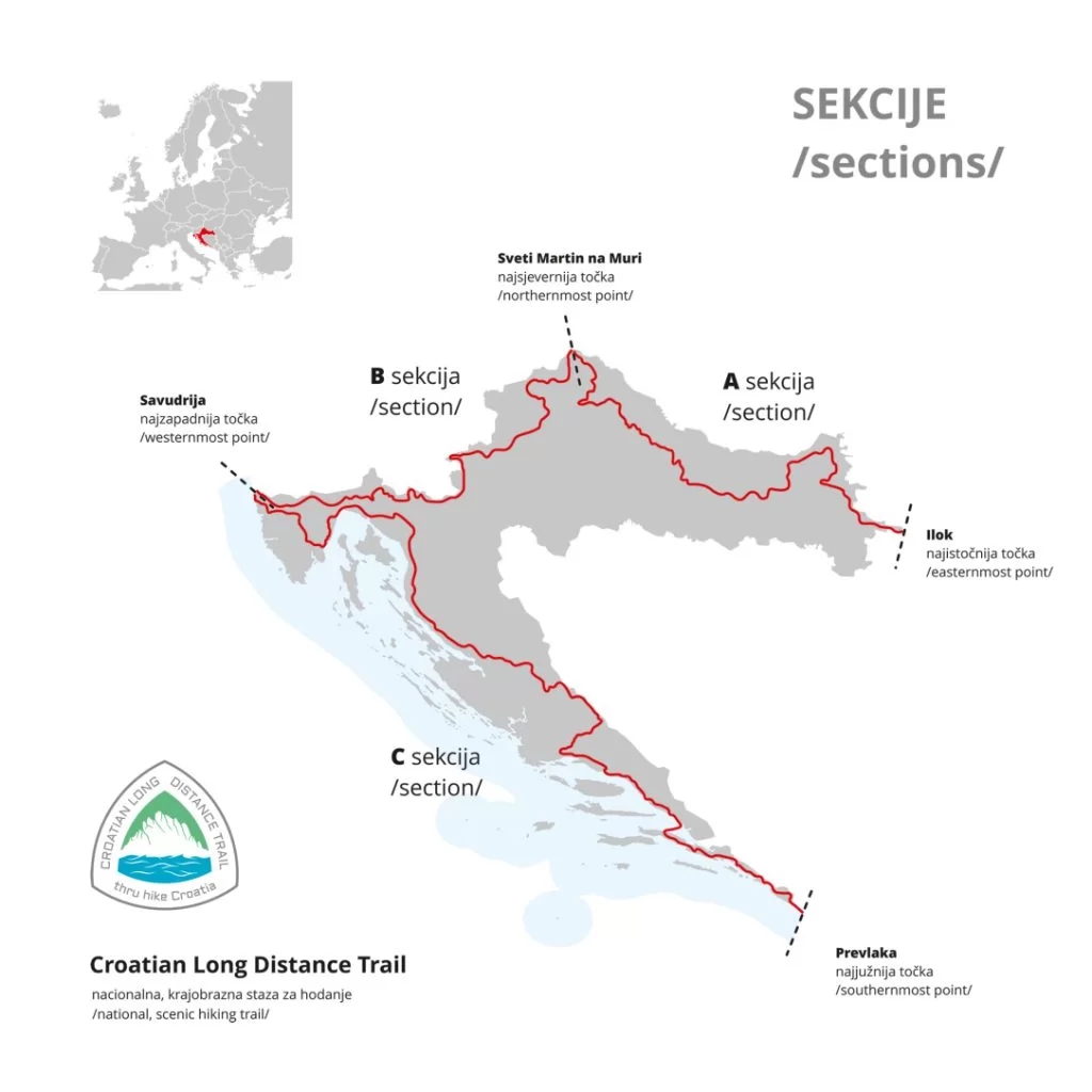 Trail CLDT Croatian Long Distance Trail