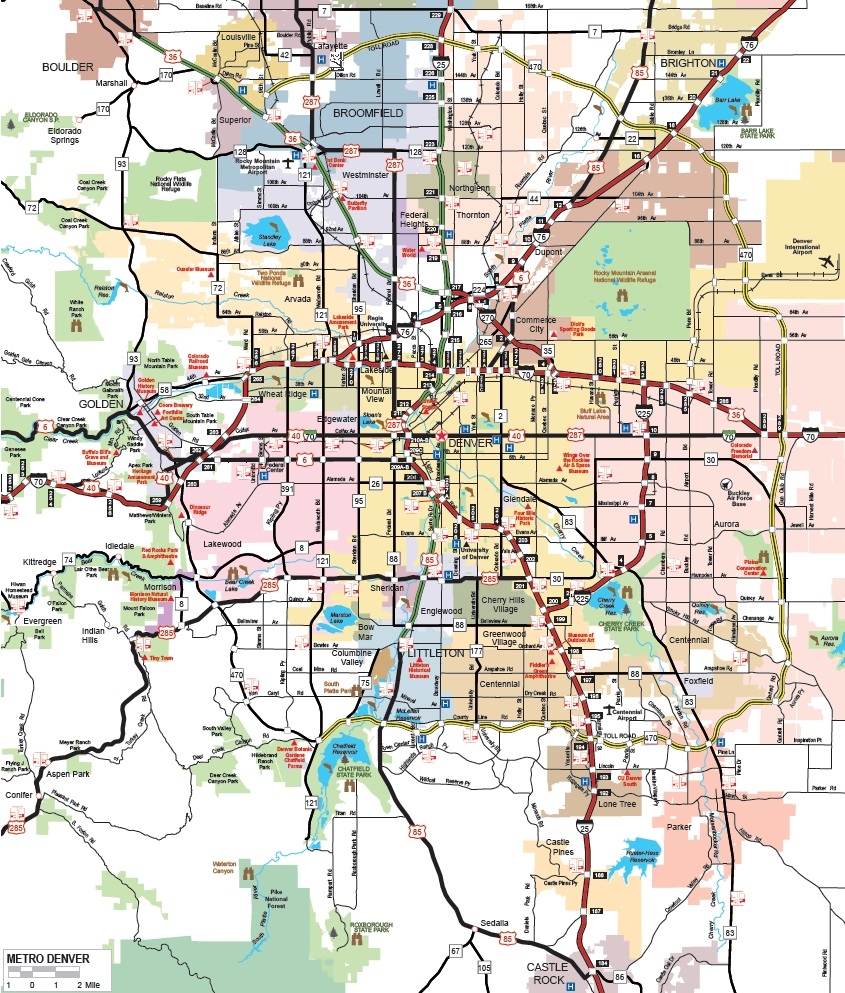 Colorado Road Map Printable Colorado Road Map Printable