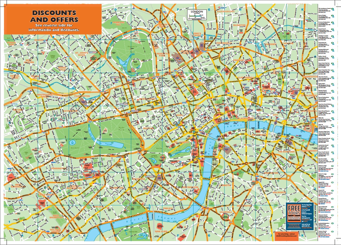 London City Map Printable