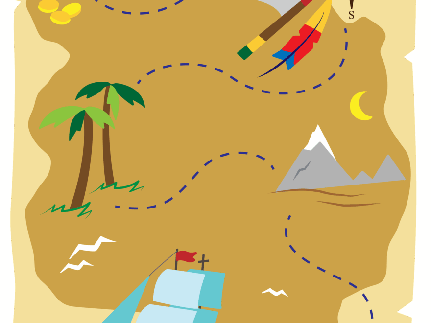 Treasure Chest Map Free Vector Clipart Images On Creazilla