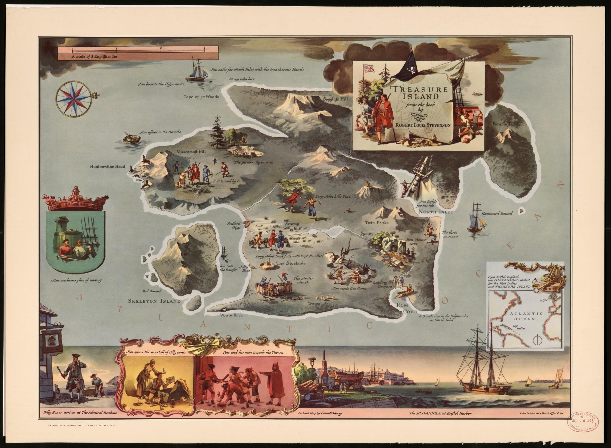 Free Printable Treasure Island Map