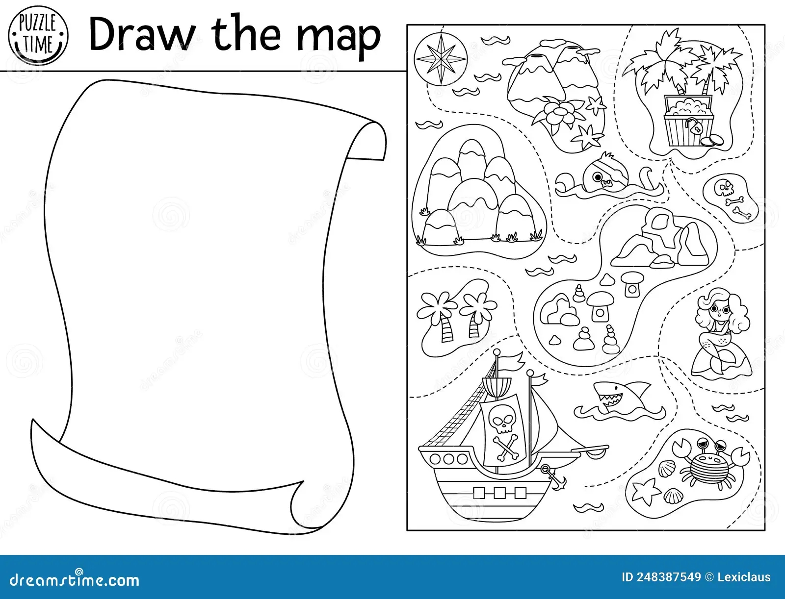 Free Printable Treasure Map With Rainbow