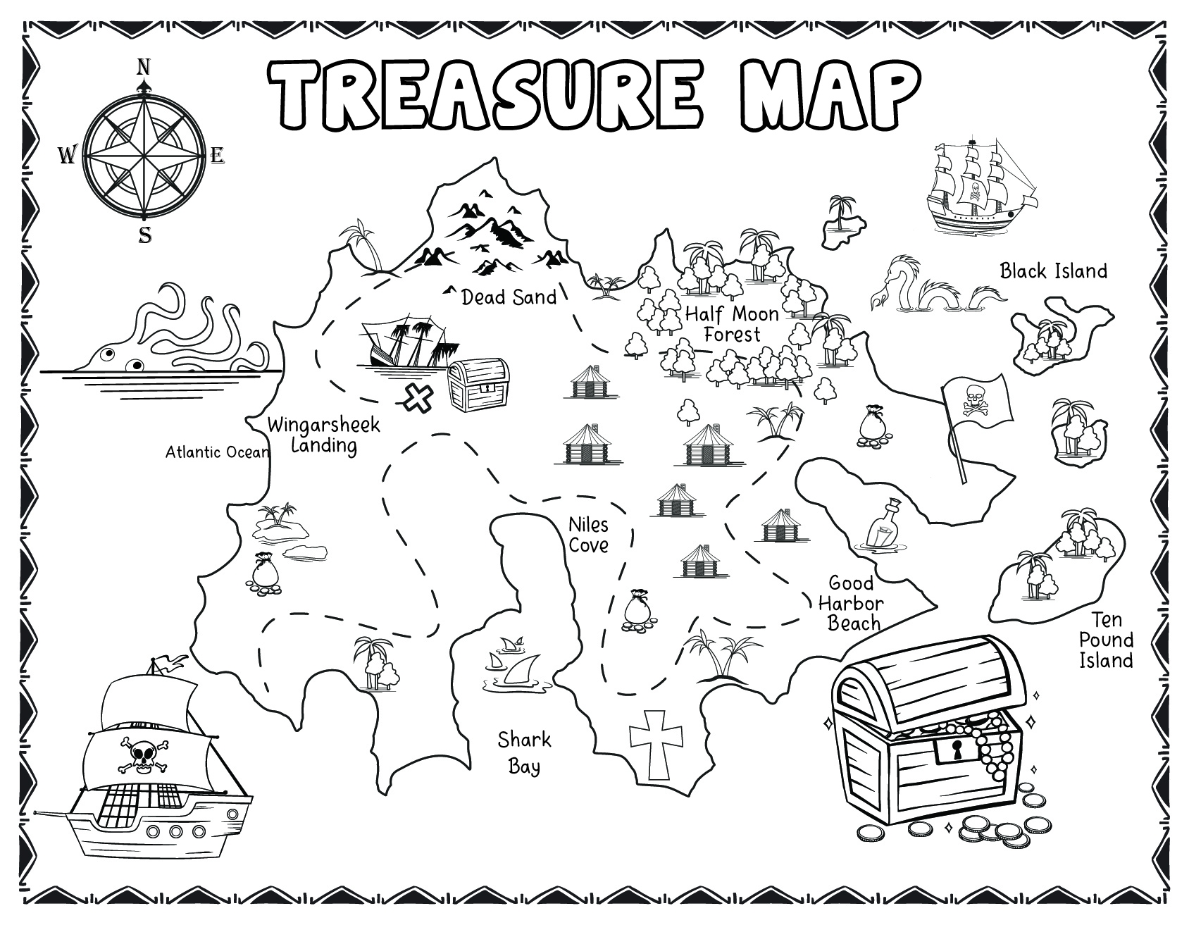 Printable Treasure Maps Event Free Printable
