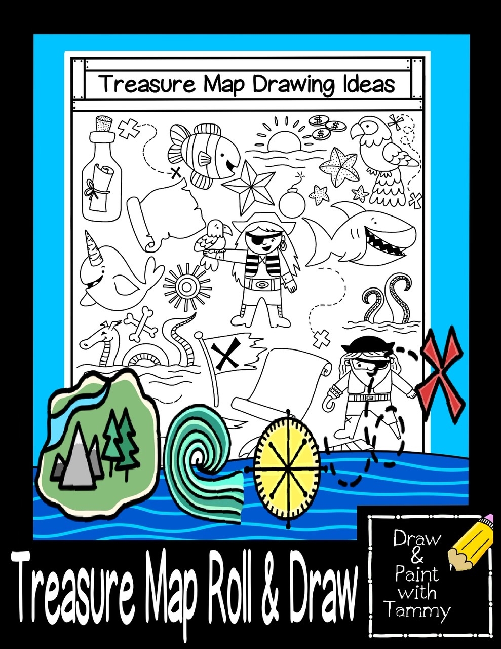 Treasure Map Art Preschool Printable