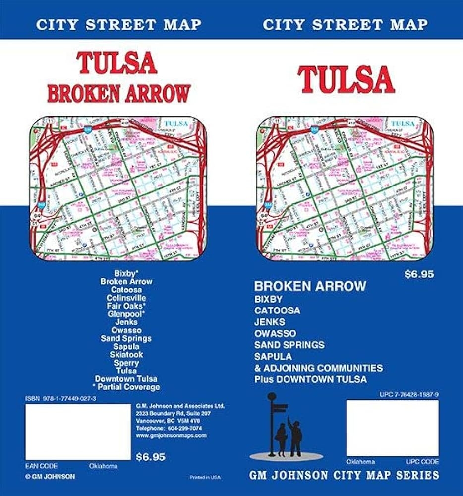 Printable Map Of Downtown Tulsa Mcnellie S