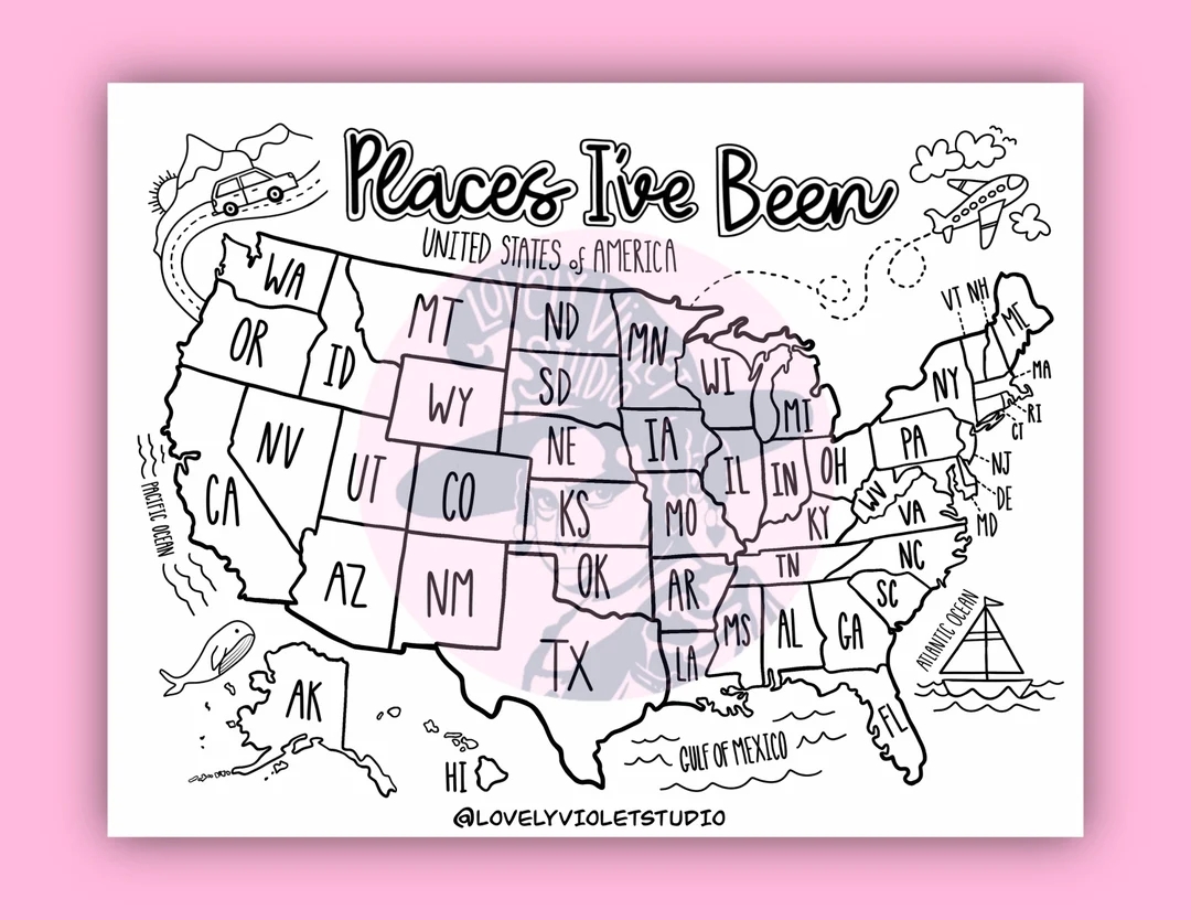 Free Printable Map Of United States