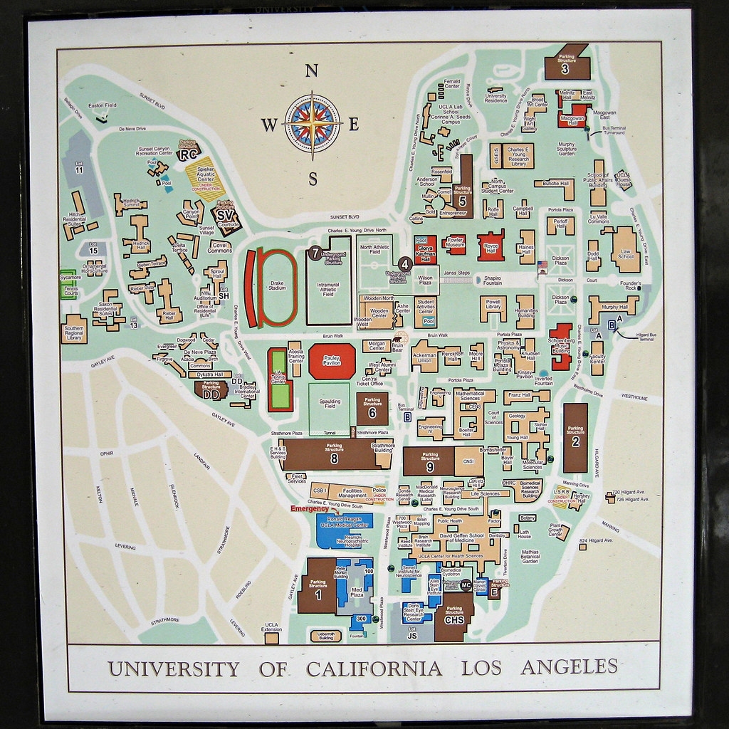Ucla Campus Map Printable