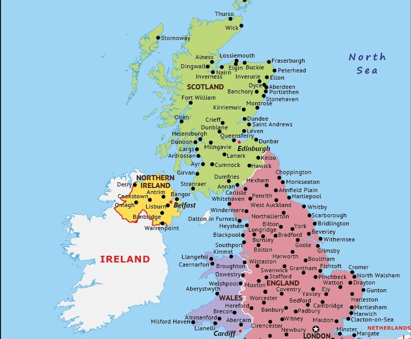 UK Map HD United Kingdom Map