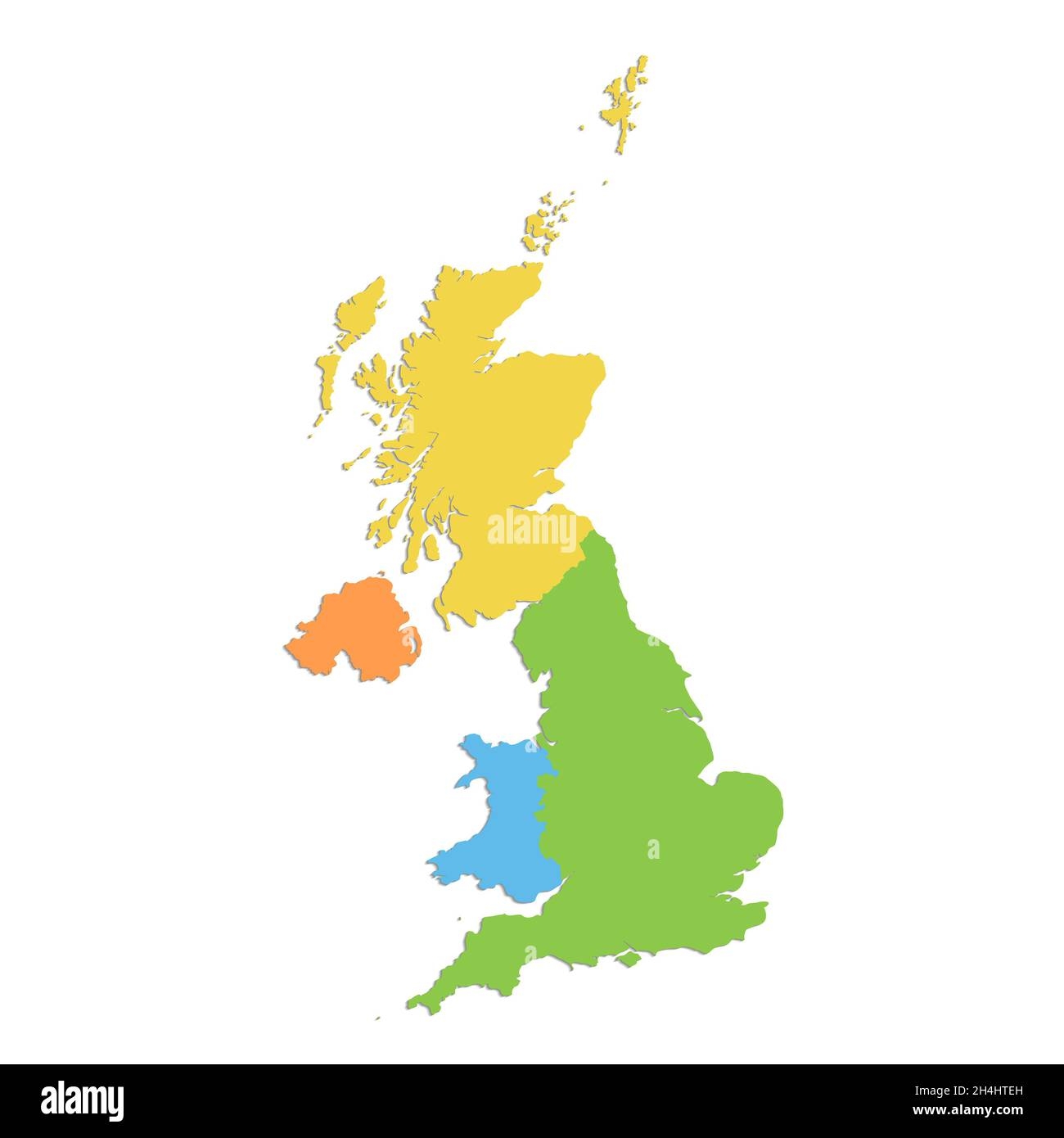 United Kingdom Map Hi res Stock Photography And Images Alamy