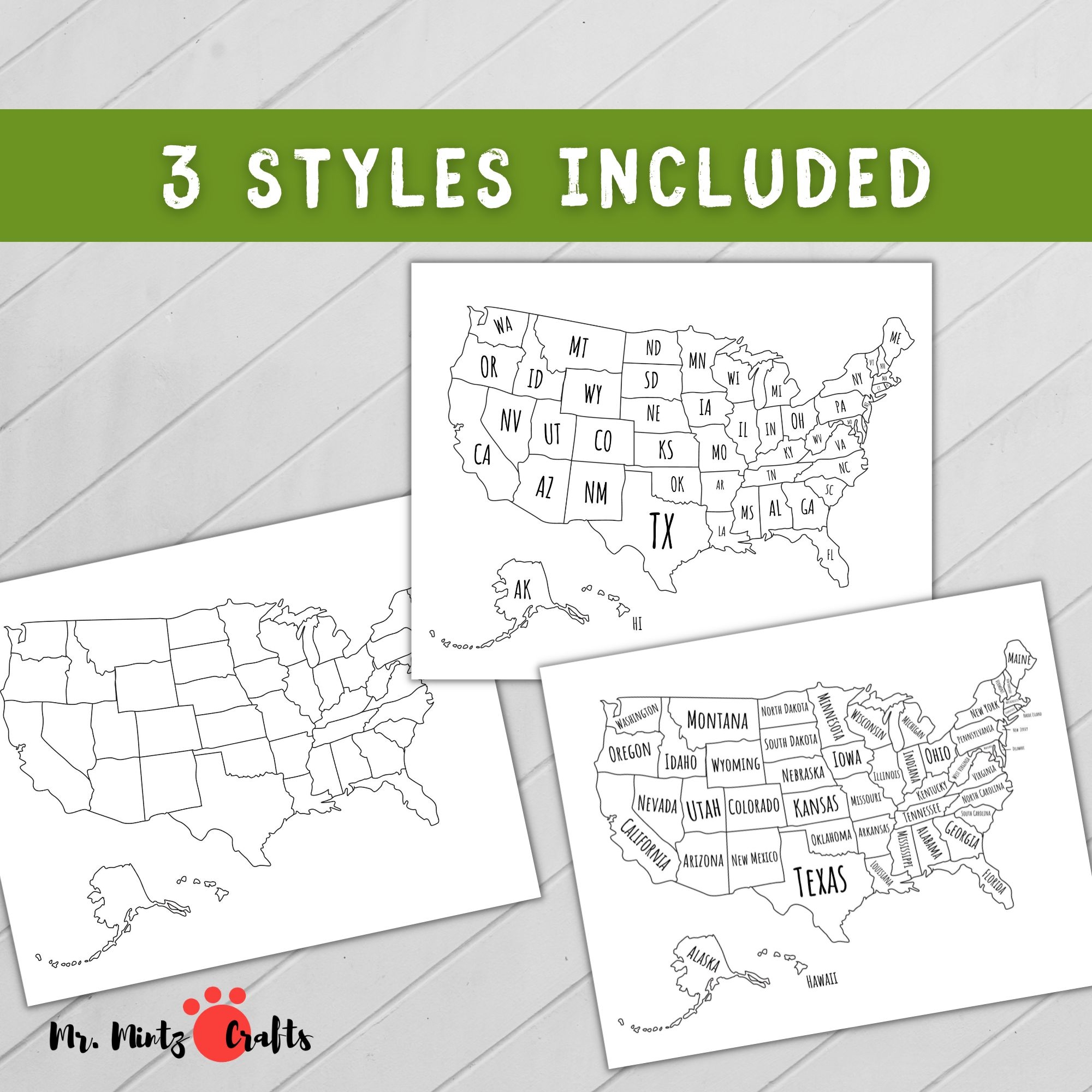 Us Coloring Map Printable Us Coloring Map Printable